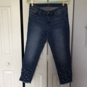 Denim Ankle Jeans